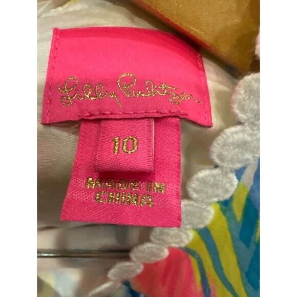 Lilly Pulitzer Girls' Mini Tori Dress Fiesta Bamba Size 10 Pockets Vibrant Party - Picture 7 of 11